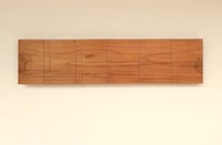Image 4 of Wood wall coat rack, 5 hooks.