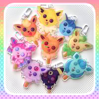 Image 1 of EEVEELUTION POPSICLE CHARMS
