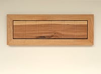 Image 2 of Wood wall coat rack 5 hooks.