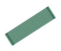 NEW! FABULOUS Far Western Region Scarf (green)