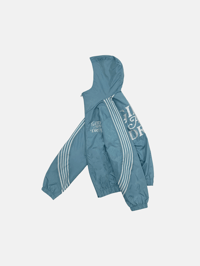 Image 3 of  GIRLS ARE DRUGS® HOODIE TRACK JACKET - ICCY BLUE