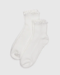 Image 1 of Baggu - Lettuce Edge Socks Set of 2