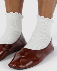 Image 2 of Baggu - Lettuce Edge Socks Set of 2