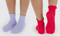 Image 6 of Baggu - Lettuce Edge Socks Set of 2