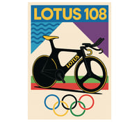 Image 2 of Lotus 108 A3 or A4 print - by Graphics Monkey