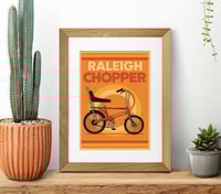 Image 1 of Raleigh Chopper A3 or A4 print - by Graphics Monkey