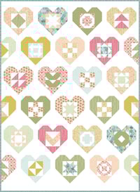 Image 6 of Wholehearted quilt pattern - PDF Version