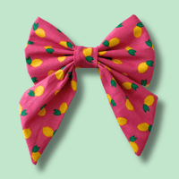 Image 1 of Lemons Dog Bow Tie
