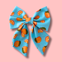 Image 1 of Oranges Dog Bow Tie