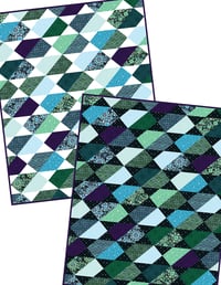 Image 6 of Plot Twist quilt pattern - PAPER pattern