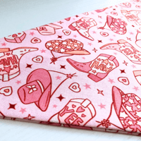 Image 2 of Pink Cowgirl Dog Bandana