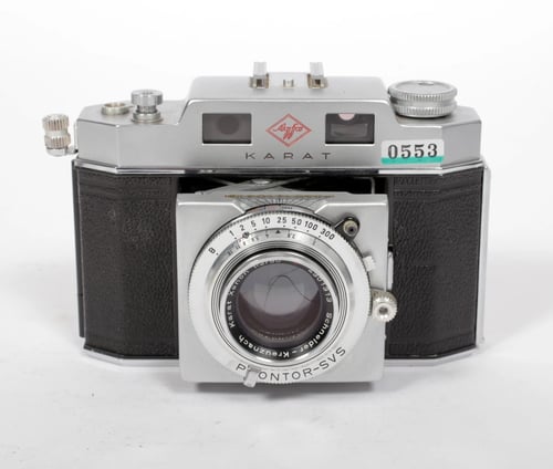 Image of AGFA Karat 36 35mm camera Xenon 50mm F2.0 lens FULL CLA #0553 TESTED