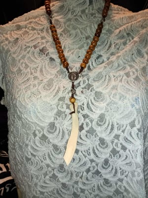 Image of Real Human Rib in Rosary #3