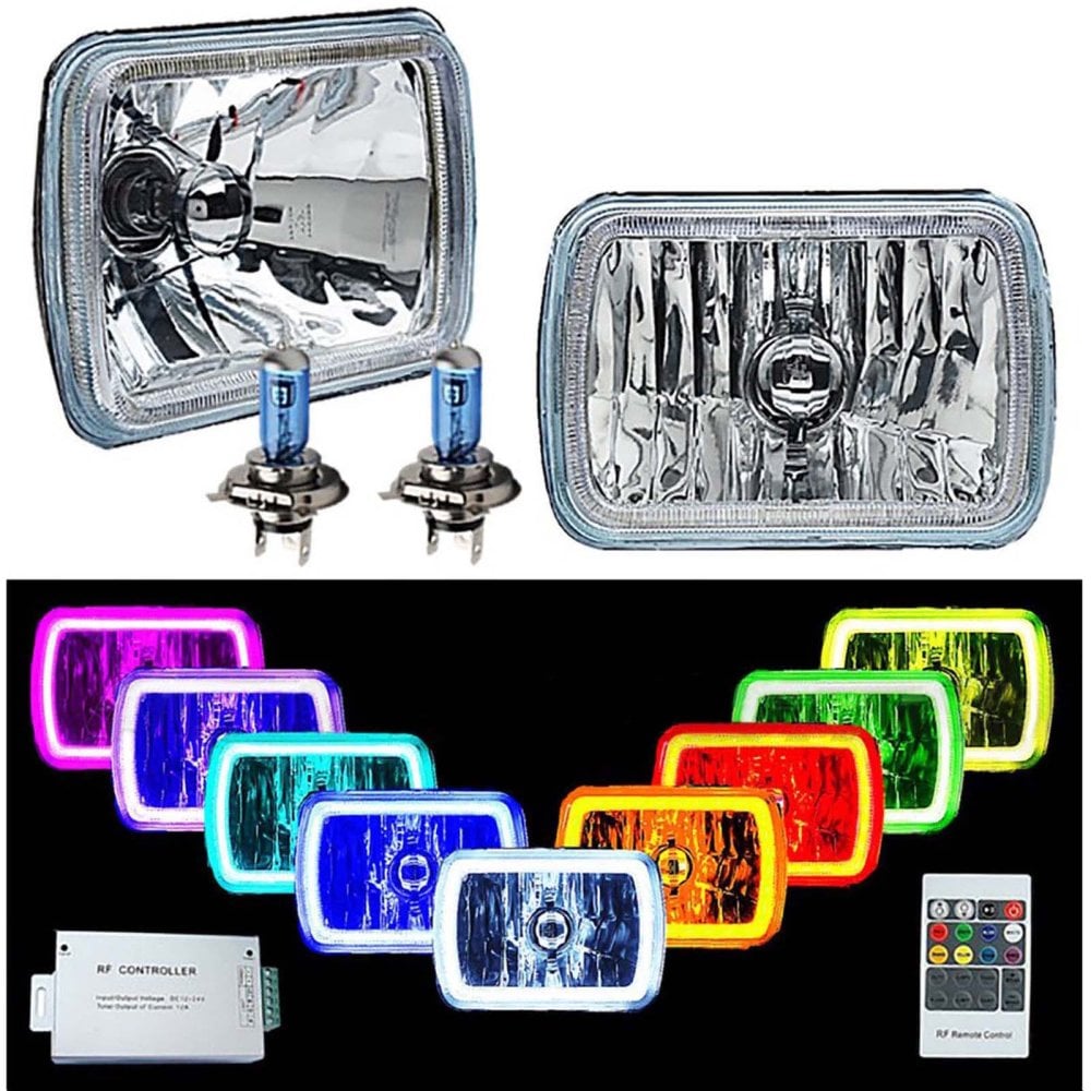 7x6 Square RGB Multi-Color REMOTE CONTROLLED | Vision Industries ...