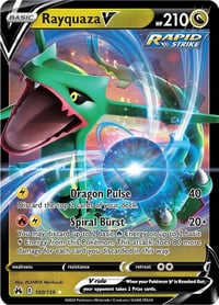Rayquaza V - Crown Zenith - Lightly Played