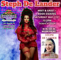 5/31 NEW JERSEY BOOK TOUR TICKETS