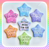 Image 1 of SILLY STAR BUTTONS