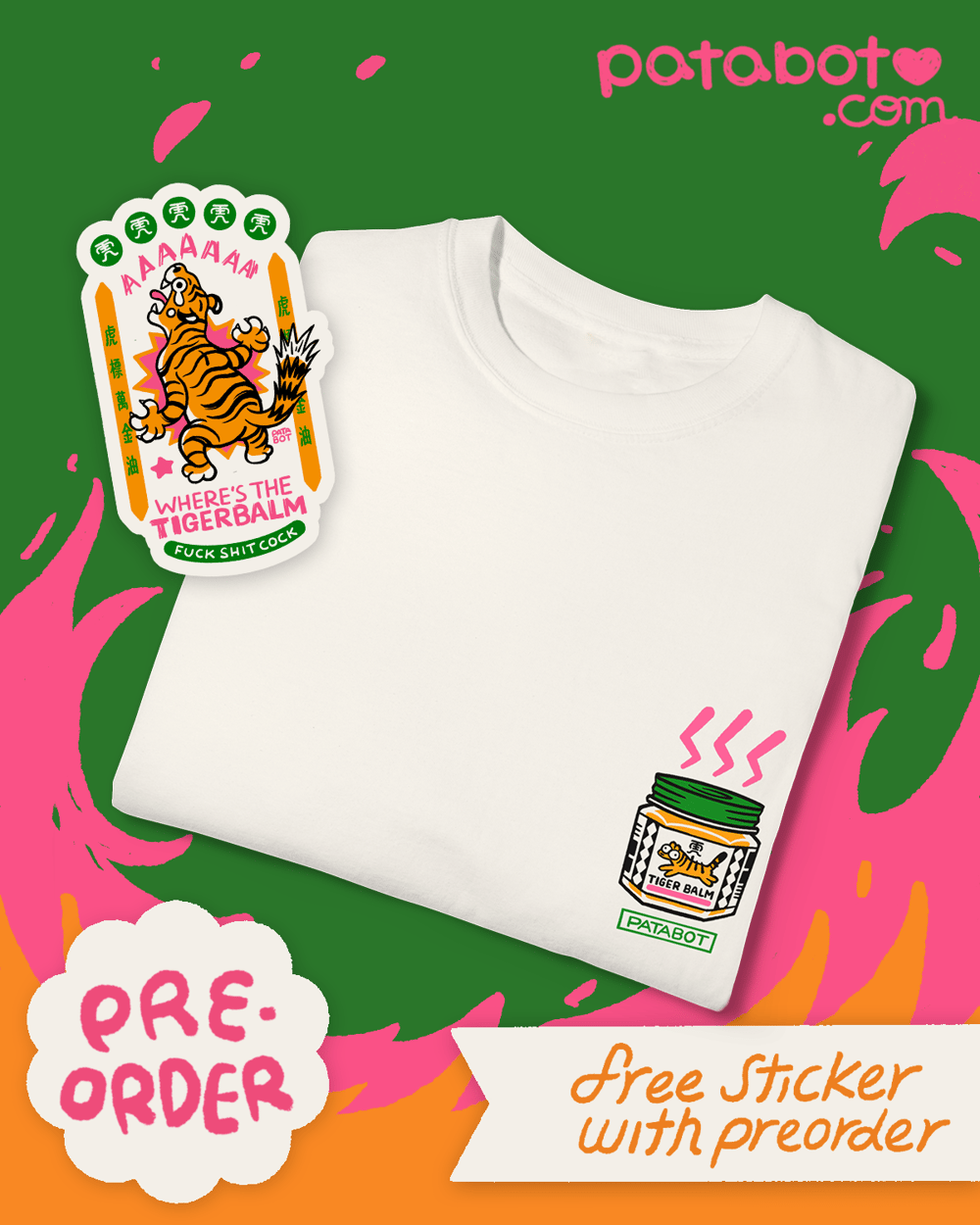 Pre Order- Old Shit Tiger Balm
