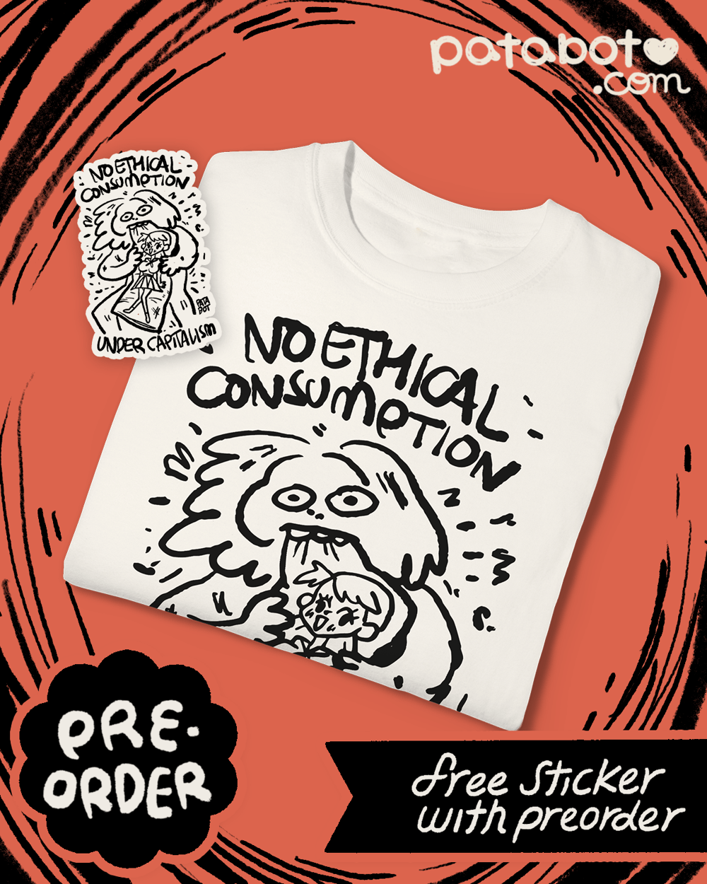 Pre Order- No Ethical Consumption Desu