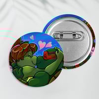 Image 1 of PREORDER: "Ramona Smooch" Big 3in Plush Button!