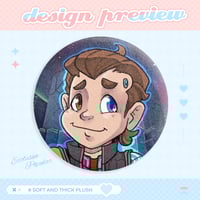 Image 3 of PREORDER: Jack and Rhys Chibi Gremlin Plush Buttons!