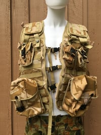 Image 1 of British Army Load Bearing Vest Set w/Pouches – Desert DPM Camo – Used/Issued (Grade 1)