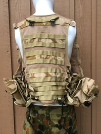 Image 2 of British Army Load Bearing Vest Set w/Pouches – Desert DPM Camo – Used/Issued (Grade 1)