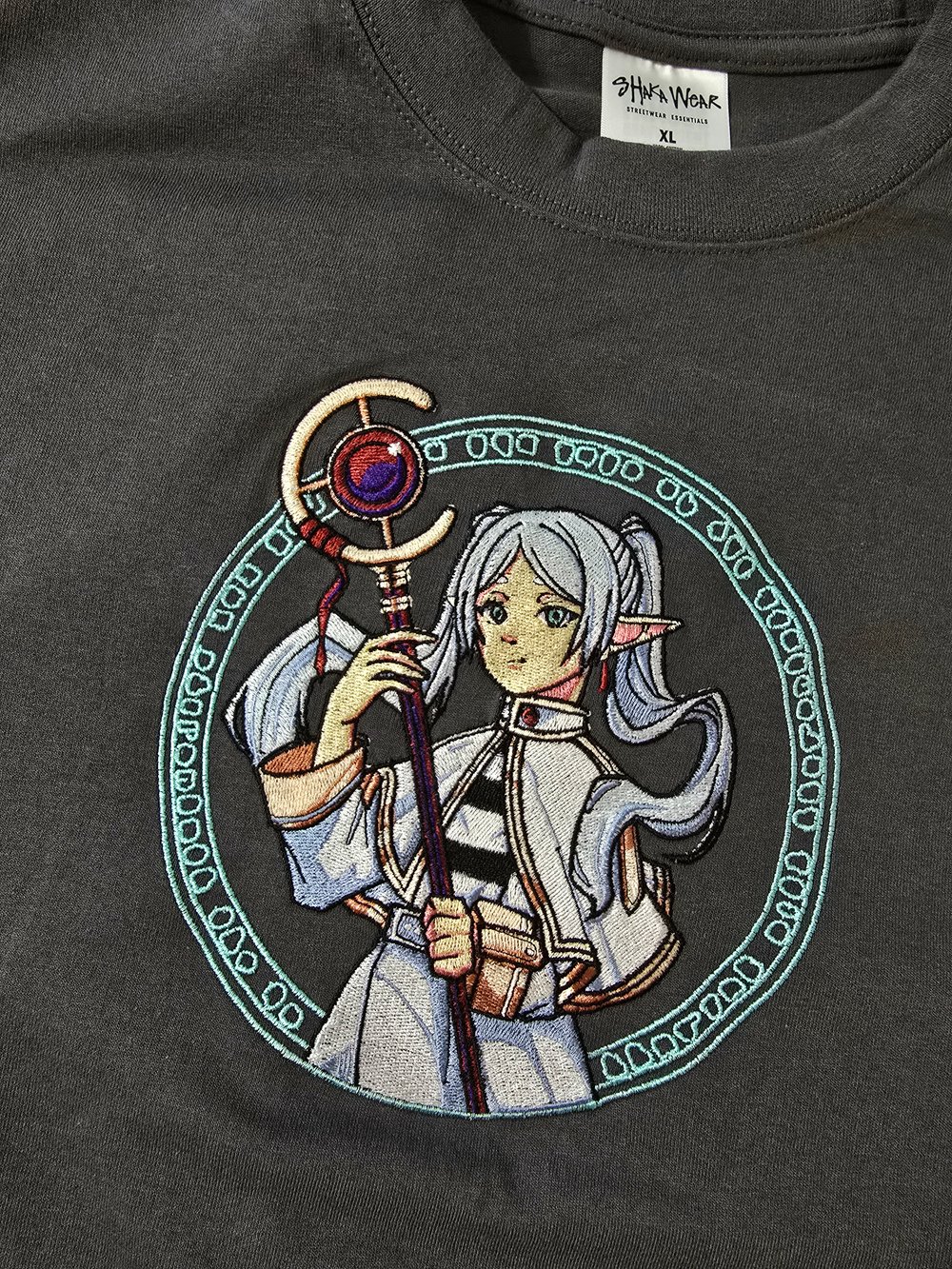 Magical Girl Embroidered Design