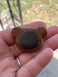 Image 2 of Kawaii bear magnet, Polymer clay magnet, Bear fridge magnet