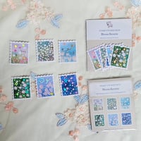Image 2 of Stamp Sticker Pack (Holographic Silver Foil)