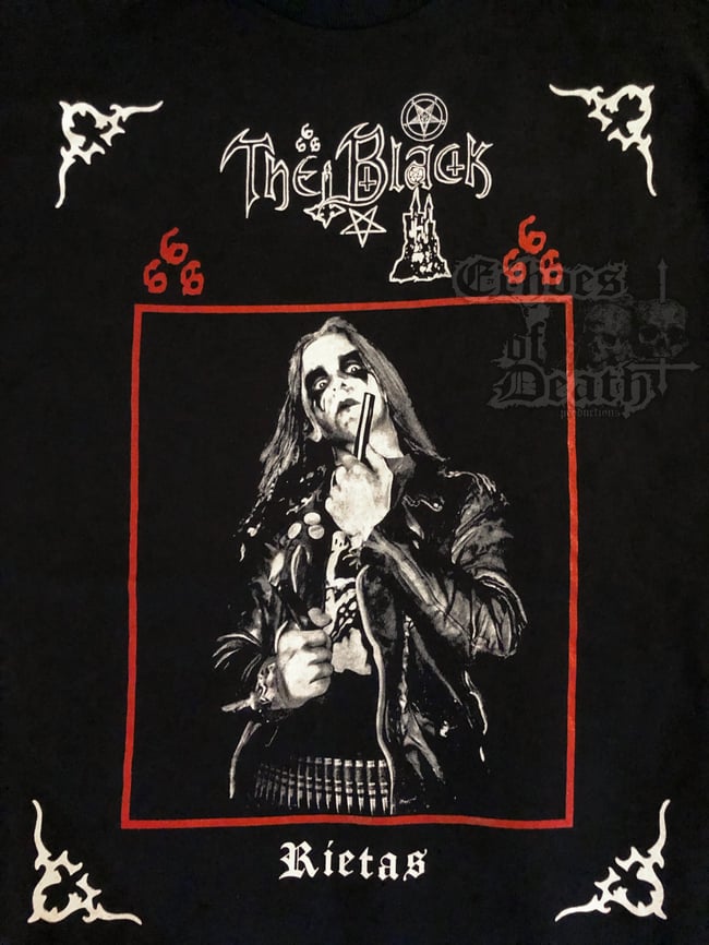 RIETAS/NÖDTVEIDT 2 Sided T-SHIRT 'The Black - The Priest of Satan' 