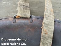 Image 25 of WWII USMC M1 Helmet & Firestone-Inland Liner. Fixed bale type. Marine Camo cover. 