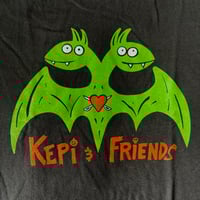 Kepi & Friends - 2 headed bat tee