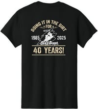 Image 3 of Item BKSS - Black Short Sleeve Cotton T-Shirt
