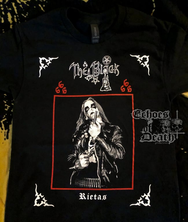 RIETAS/NÖDTVEIDT 2 Sided T-SHIRT 'The Black - The Priest of Satan' 