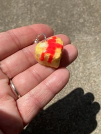 Image 4 of Poptart charm, Polymer clay charm, Waffle charm, Kawaii food charms, Knitting notions