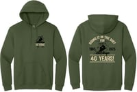 Image 1 of Item MGHS - Military Green Cotton Blend Hooded Sweatshirt
