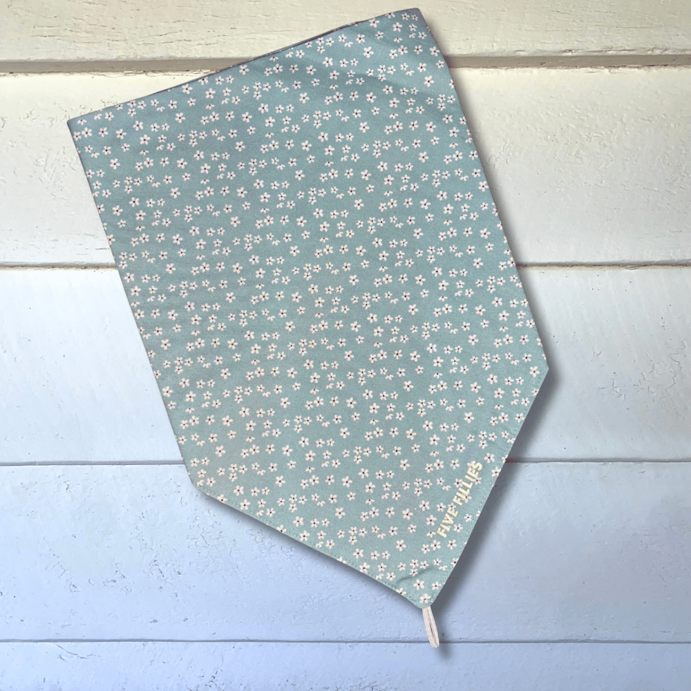 Image of Blue Flower Scarf