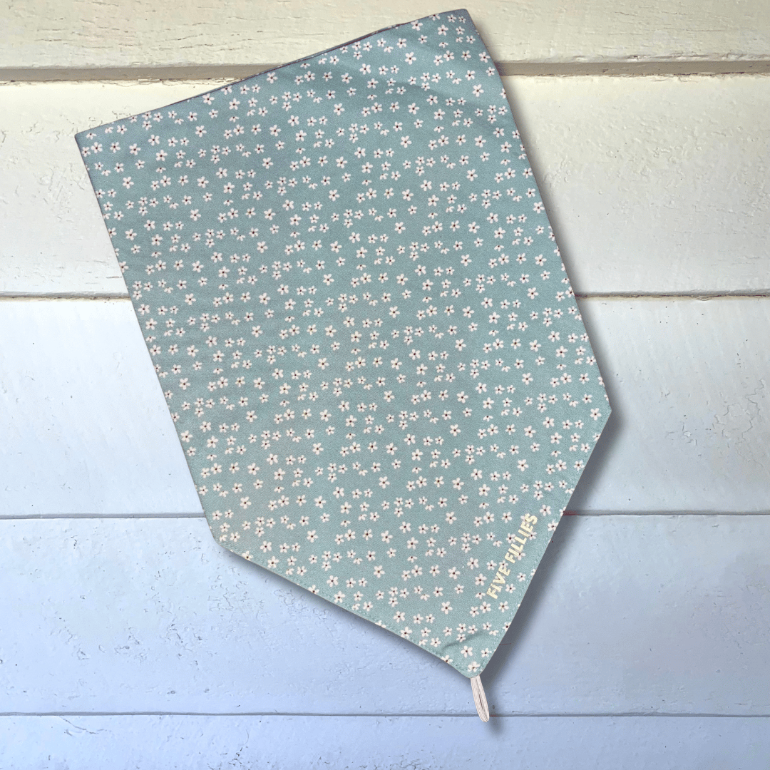 Image of Blue Flower Scarf
