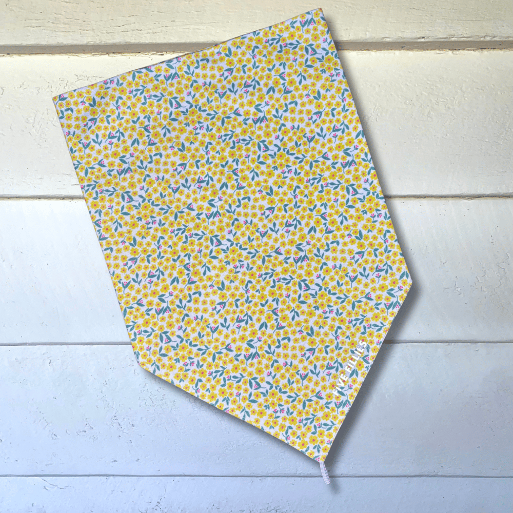 Image of Yellow + Green Floral Scarf