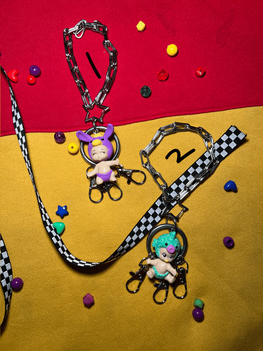 cute bb bag charms