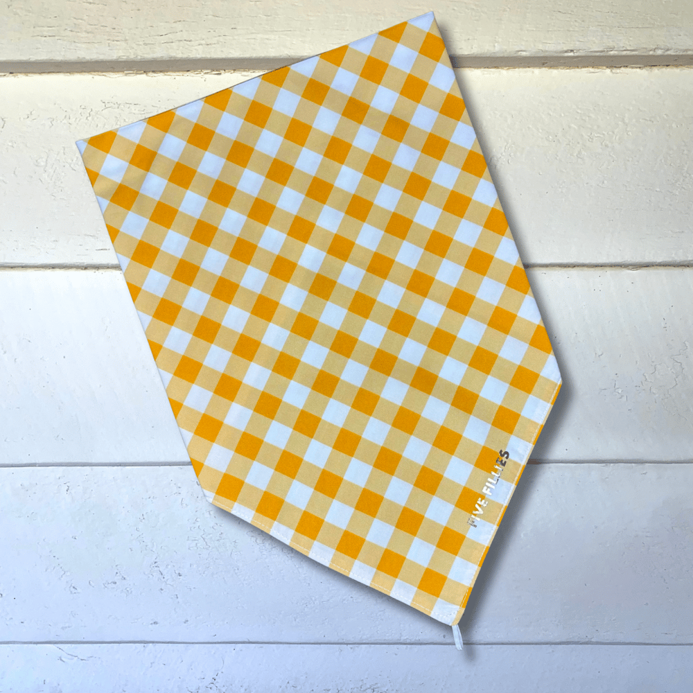 Image of Mandarin Gingham Scarf