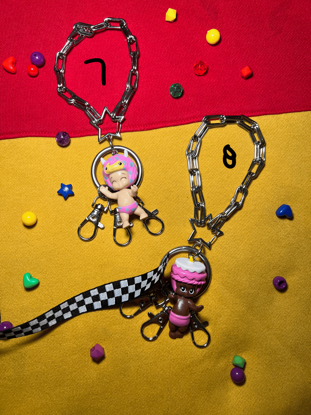 cute bb bag charms