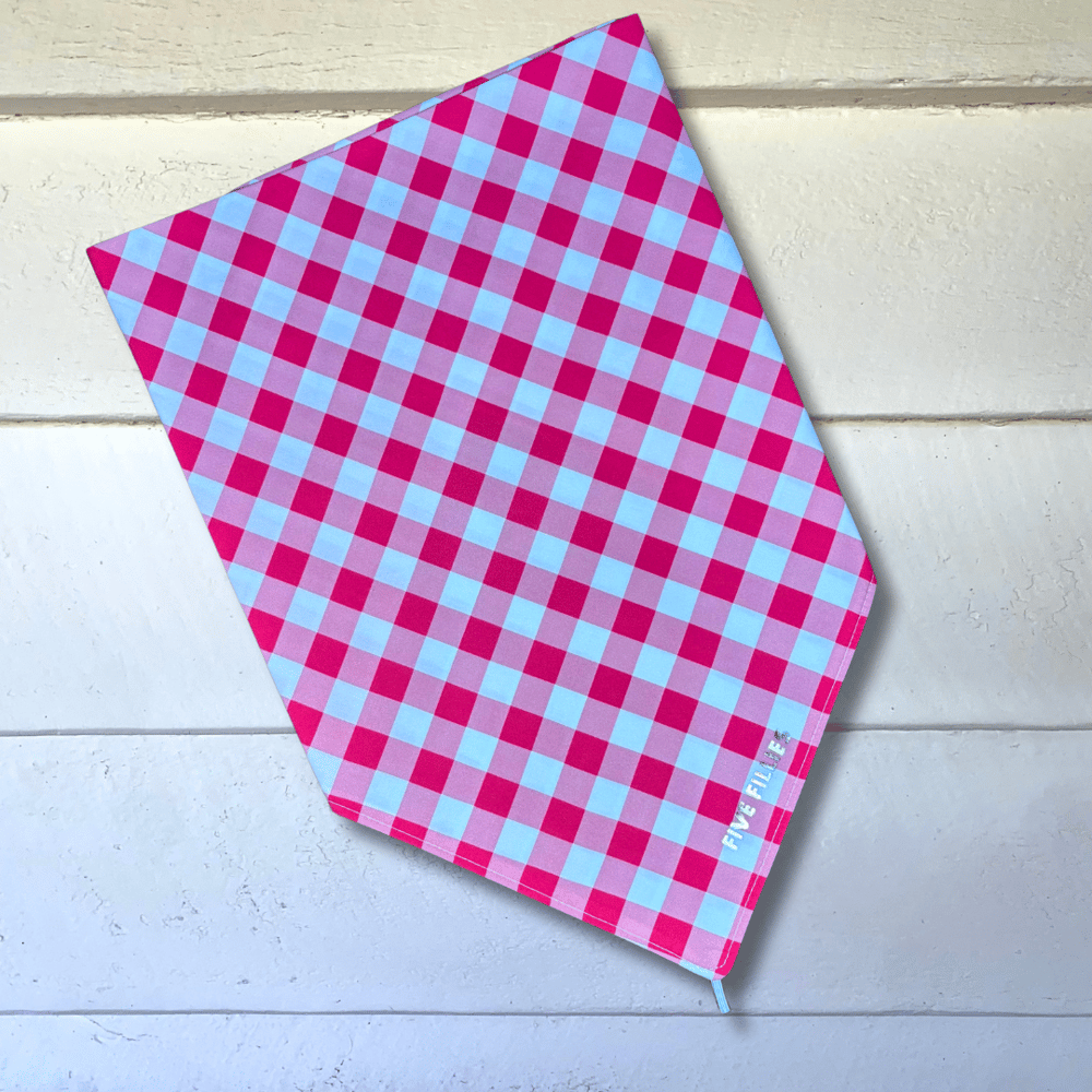 Image of Strawberry Gingham Scarf