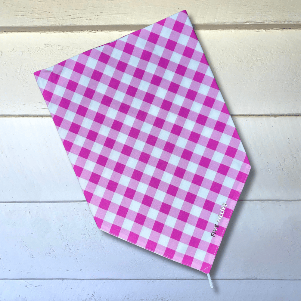 Image of Mulberry Gingham Scarf