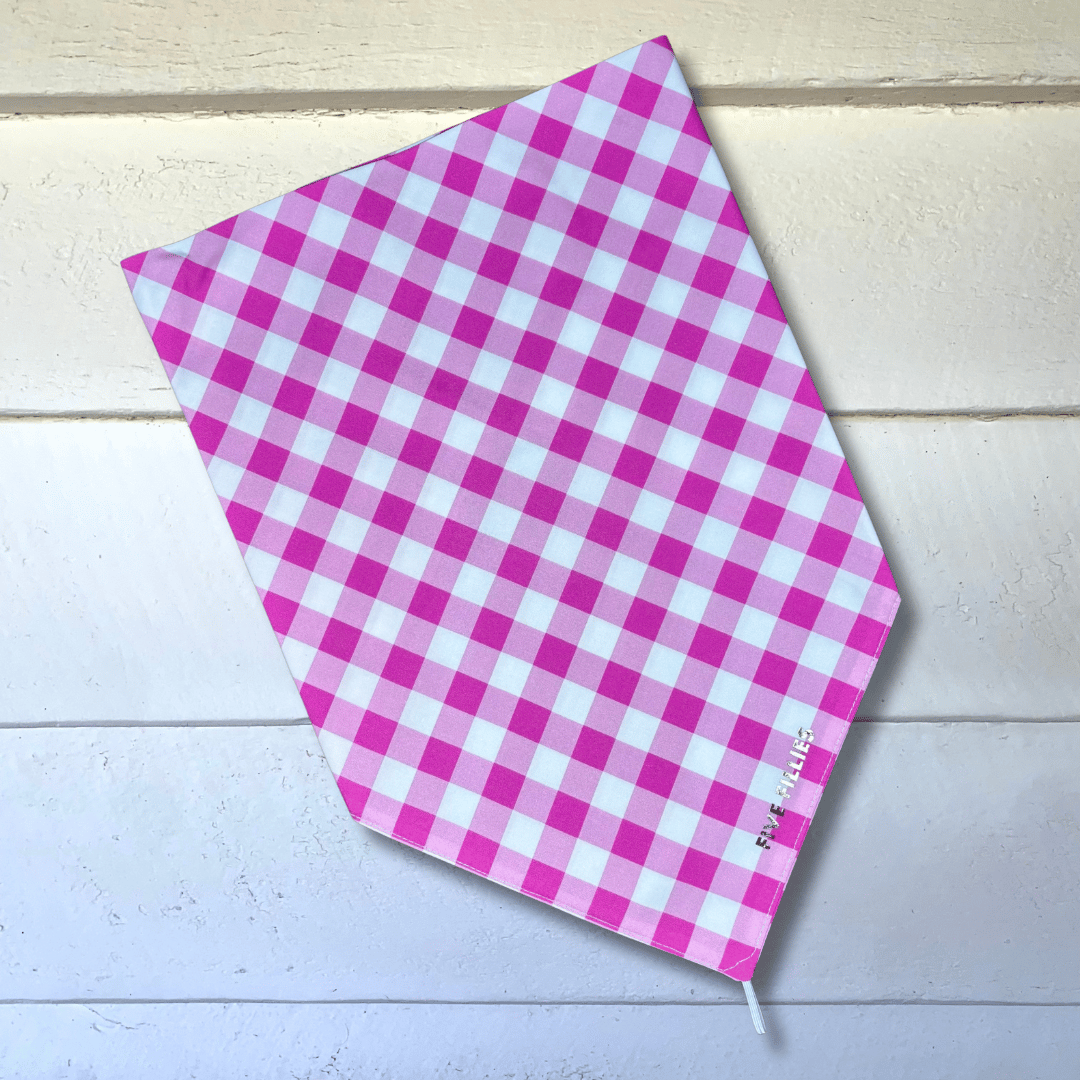 Image of Mulberry Gingham Scarf