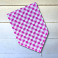 Mulberry Gingham Scarf