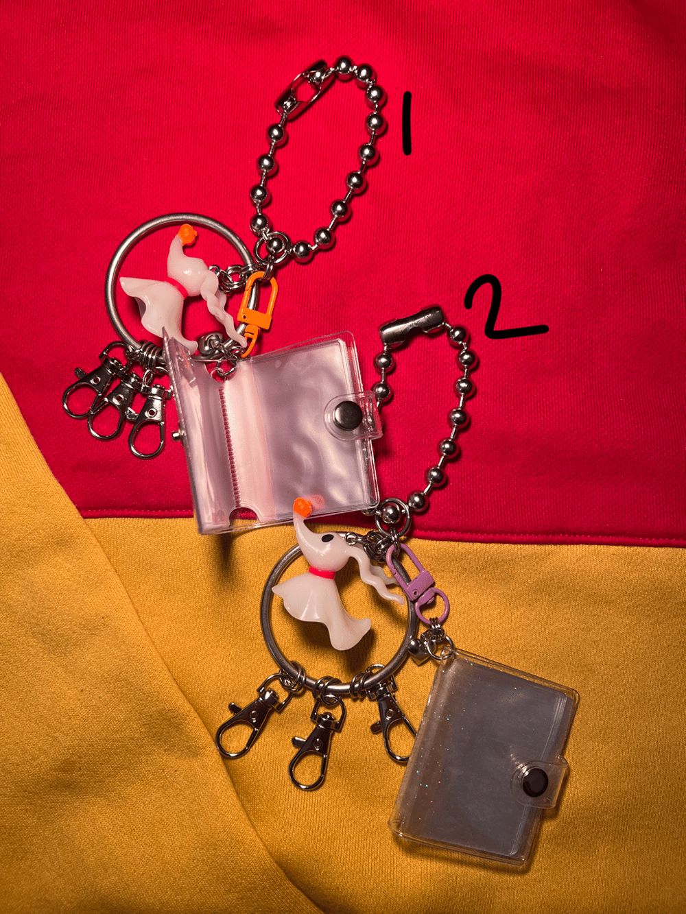photo album bag charms