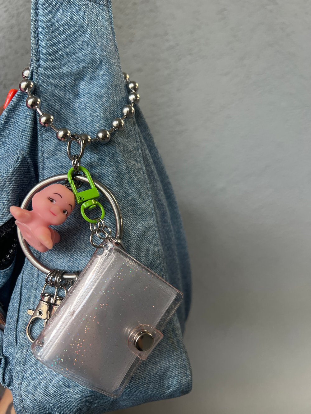 photo album bag charms