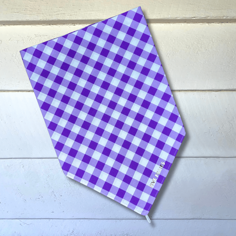 Image of Blackberry Gingham Scarf